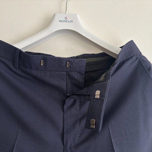 $2750 Z Zegna Navy Blue Wool Suit - 42,  Pants 32-33 - Picture 11 of 15